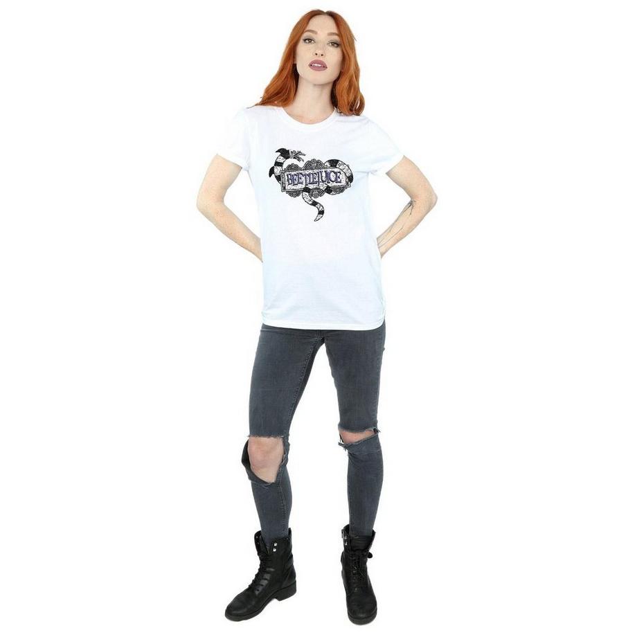 Beetlejuice Snake Logo T-Shirt  