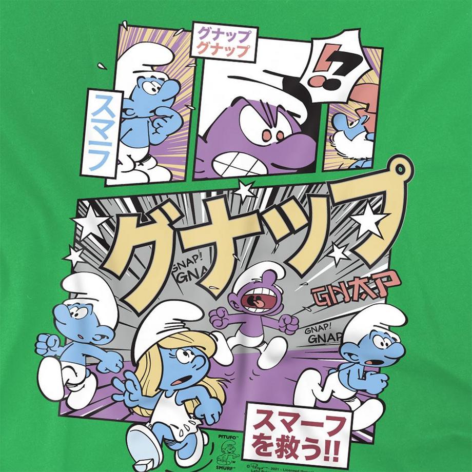 Les Stroumpfs  T-ShirtMotiftyle Manga 
