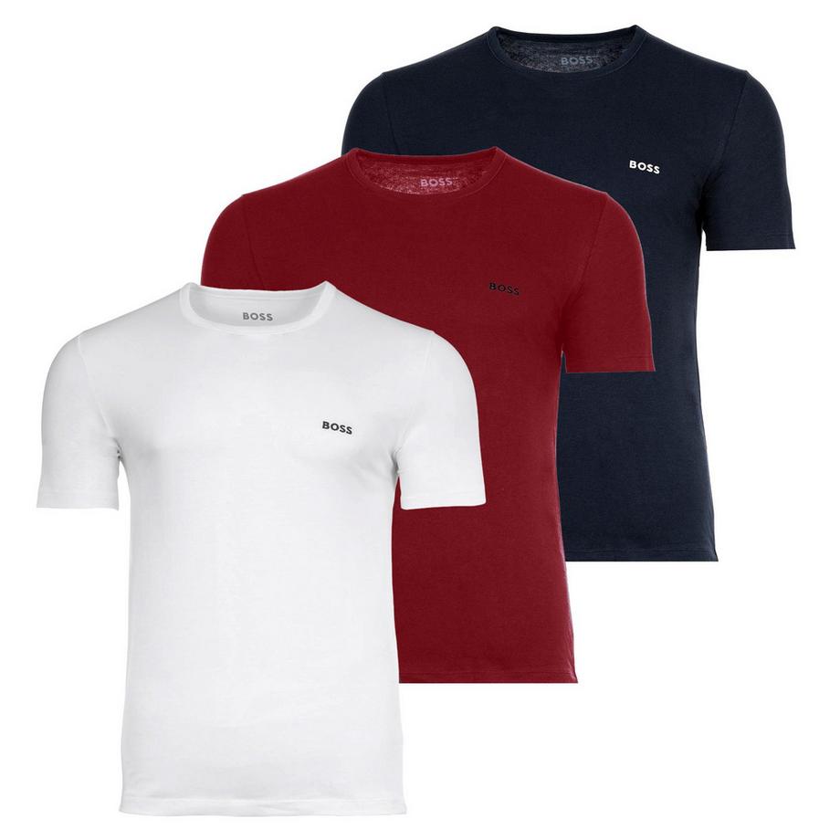 T-Shirt  3er Pack Bequem sitzend-T-Shirt RN 3P Classic