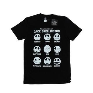 Disney  Nightmare Before Christmas Many Faces Of Jack TShirt 