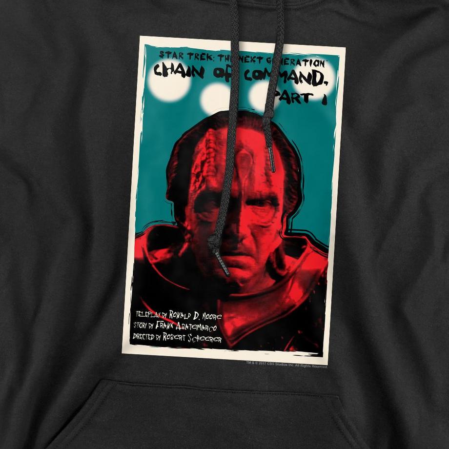 Star Trek The Next Generation Season 6 Episode 10 Felpa con cappuccio  