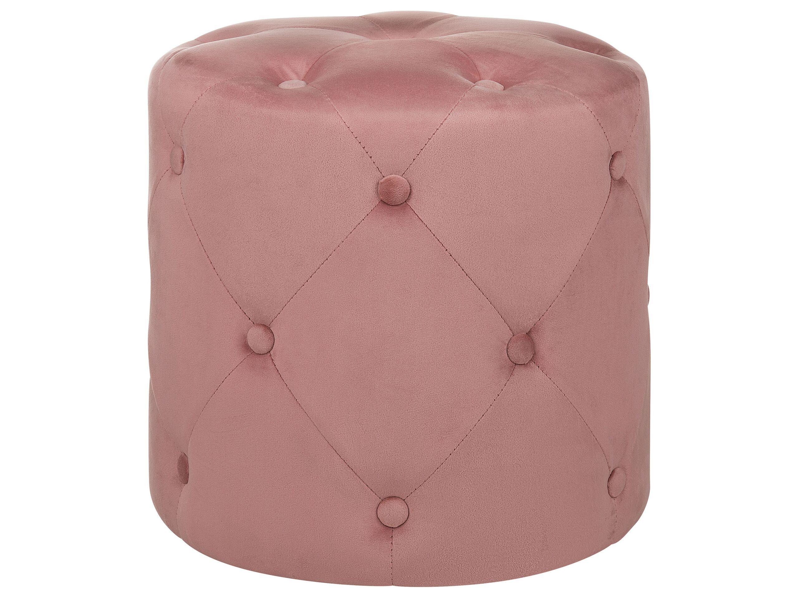 Beliani Pouf en Velluto Glamour COROLLA  