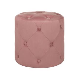 Beliani Pouf en Velours Glamour COROLLA  