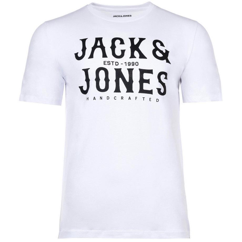 JACK & JONES  T-Shirt  Bequem sitzend-JJLEOGRA TEE CREW NECK 5PK 
