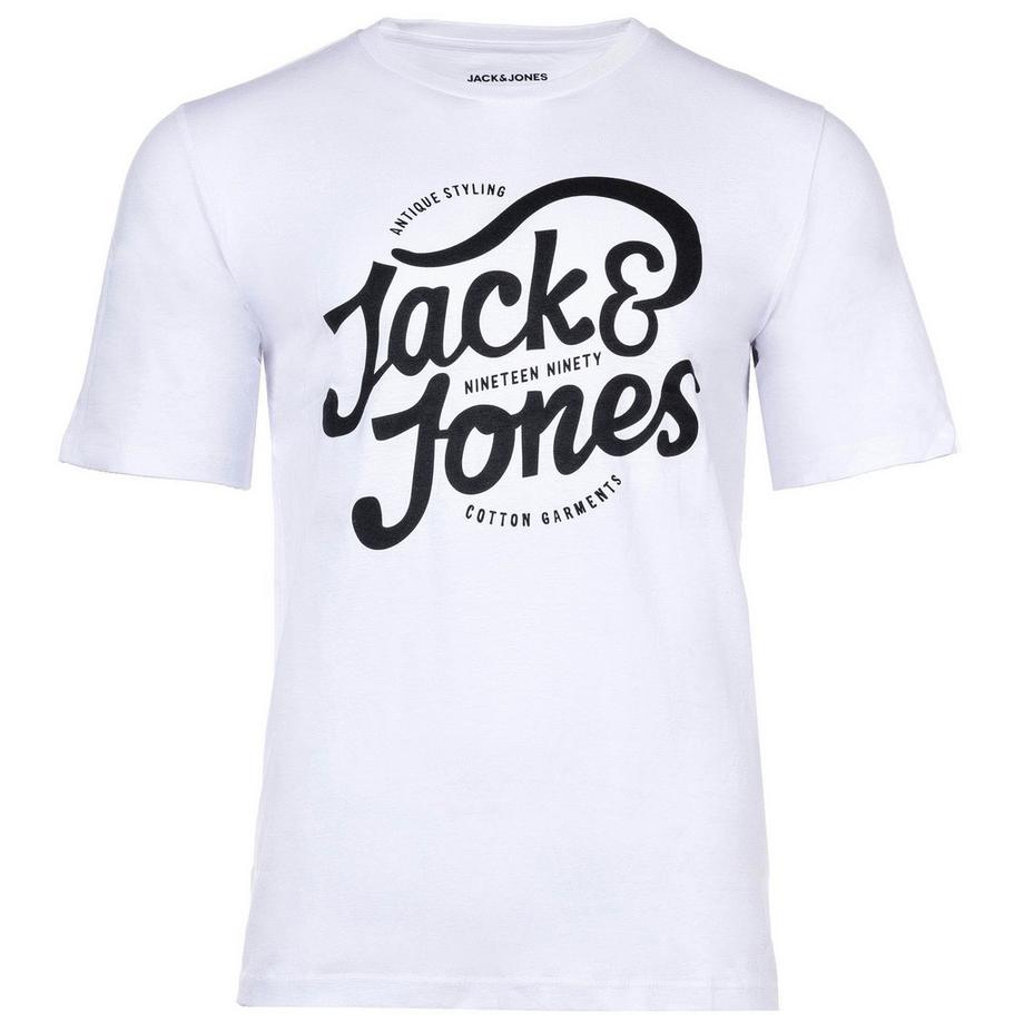 JACK & JONES  T-Shirt  Bequem sitzend-JJLEOGRA TEE CREW NECK 5PK 