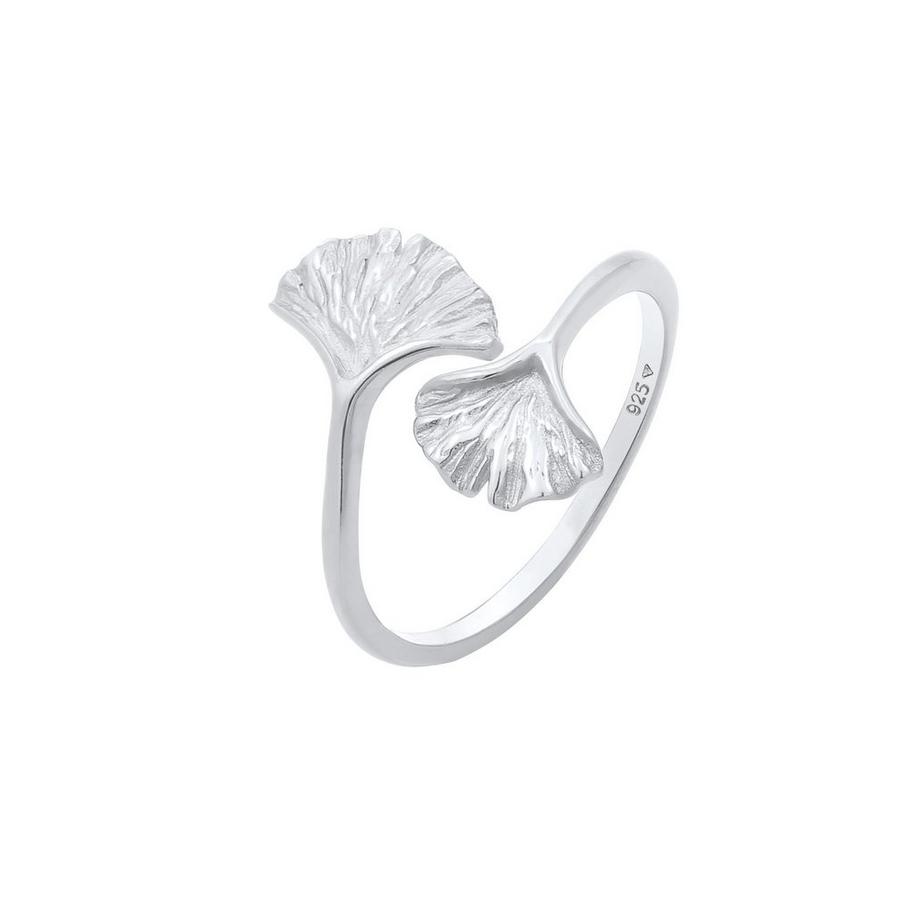 Ring Ginkgo Blatt Verstellbar