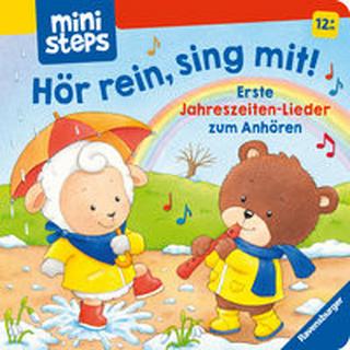 Hör rein, sing mit! Meine ersten Jahreszeiten-Lieder Volksgut; Dal Lago, Gabriele (Illustrationen) Gebundene Ausgabe 