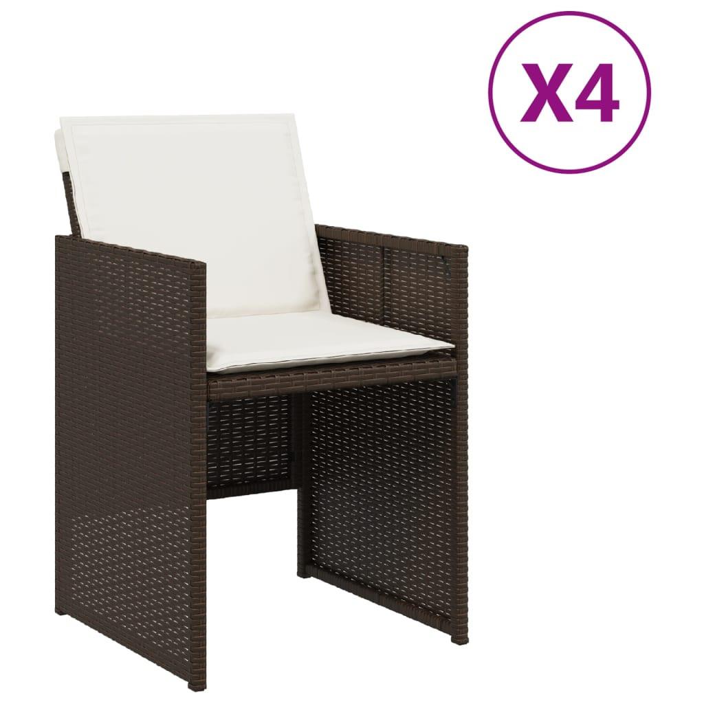 VidaXL sedia da giardino Polirattan  