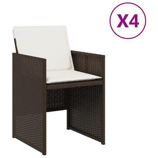 VidaXL sedia da giardino Polirattan  