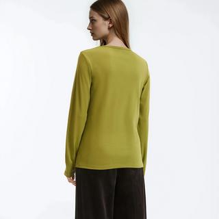 La Redoute Collections Maglietta fluida a maniche lunghe girocollo  