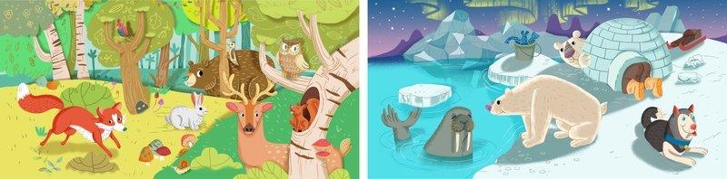 Bajo  Puzzle Forest & Polar 