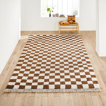 XL-Teppich Danito mit Schachbrettmuster