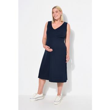 Bellieva-Kleid, Stillfunktion, Rippjersey, Wickeloptik, ärmellos