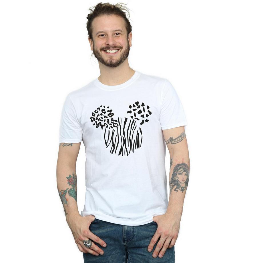 Disney Mickey Mouse T-Shirt Imprimé Animal  