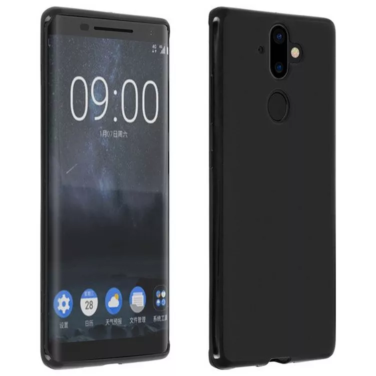 Avizar Glossy Case für Nokia 8 Sirocco Schwarzonline kaufen MANOR