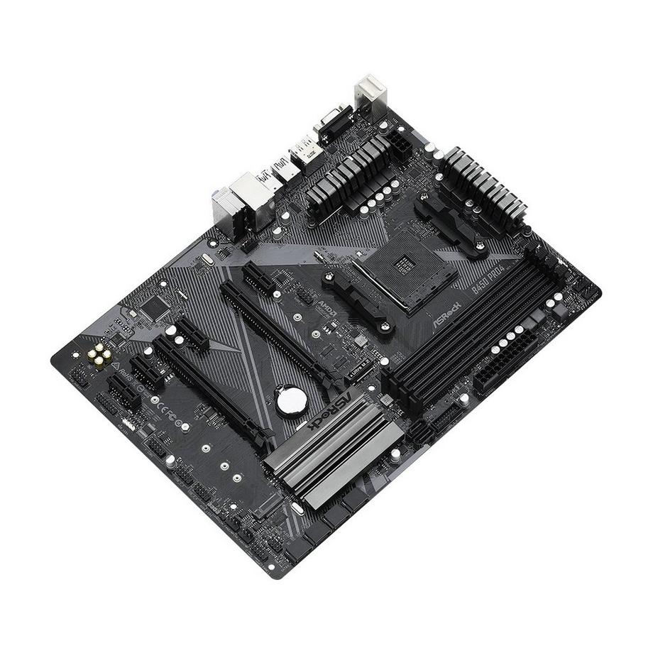 ASRock  B450 Pro4 R2.0 AMD B450 Socket AM4 ATX 