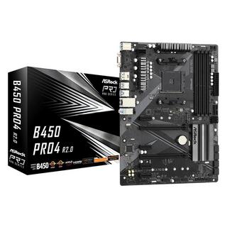 ASRock  B450 Pro4 R2.0 AMD B450 Emplacement AM4 ATX 