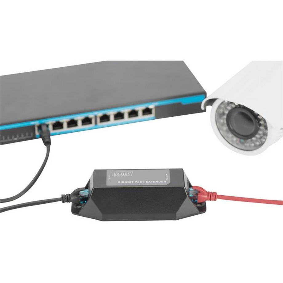Digitus  Gigabit Ethernet PoE-Adapter 