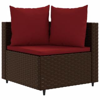 VidaXL Gartensofagarnitur poly-rattan  