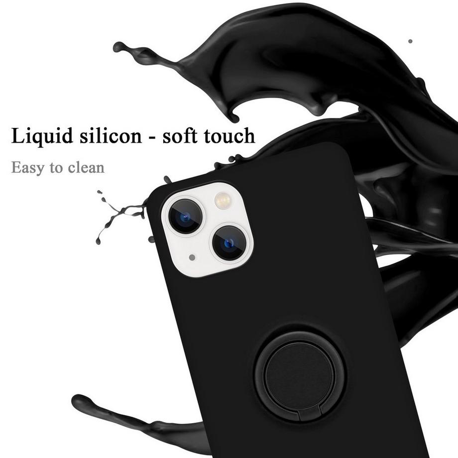 Cadorabo  Hülle für Apple iPhone 14 PLUS TPU Silikon mit Ring Liquid 