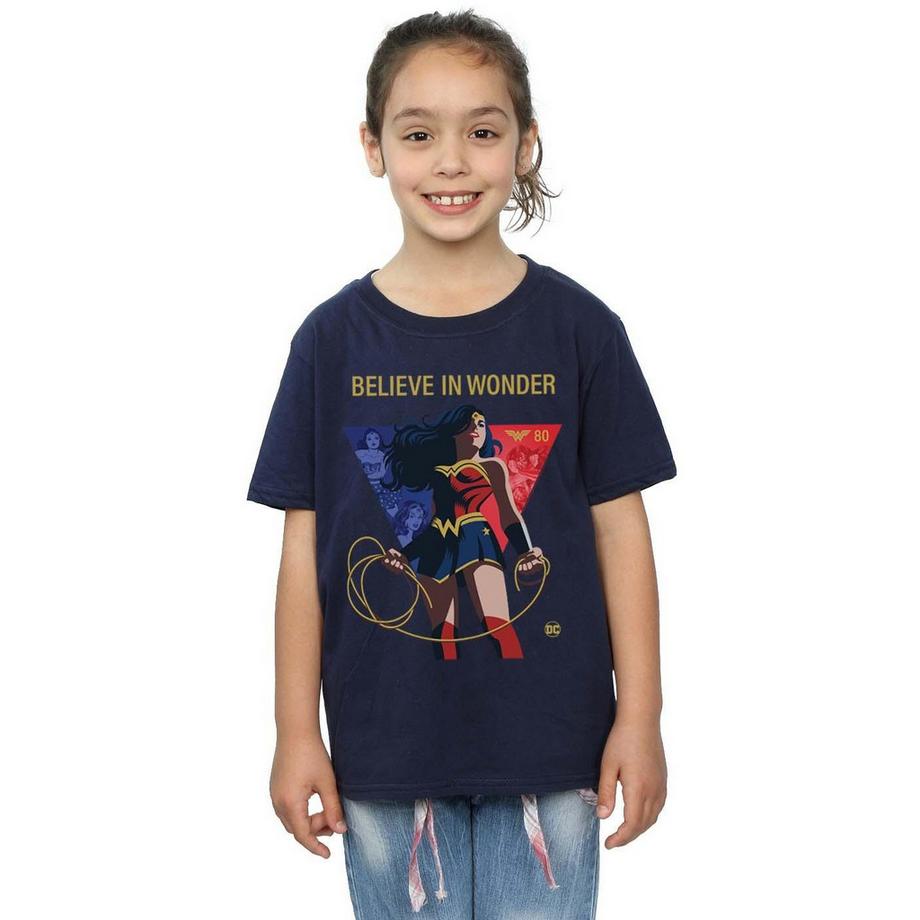DC COMICS  80th Anniversary Believe In Wonder TShirt 
