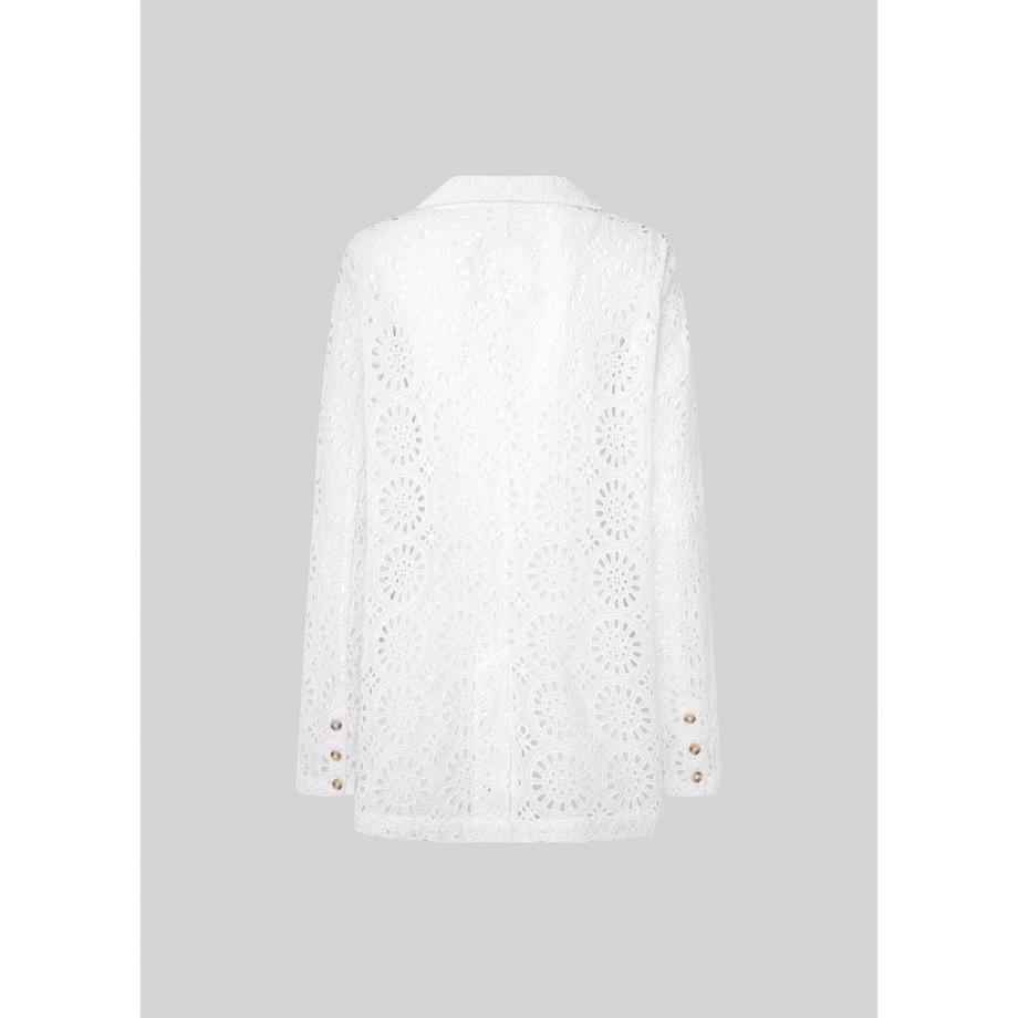 Pepe Jeans London Blazer Marisa con Ricamo Sangallo  