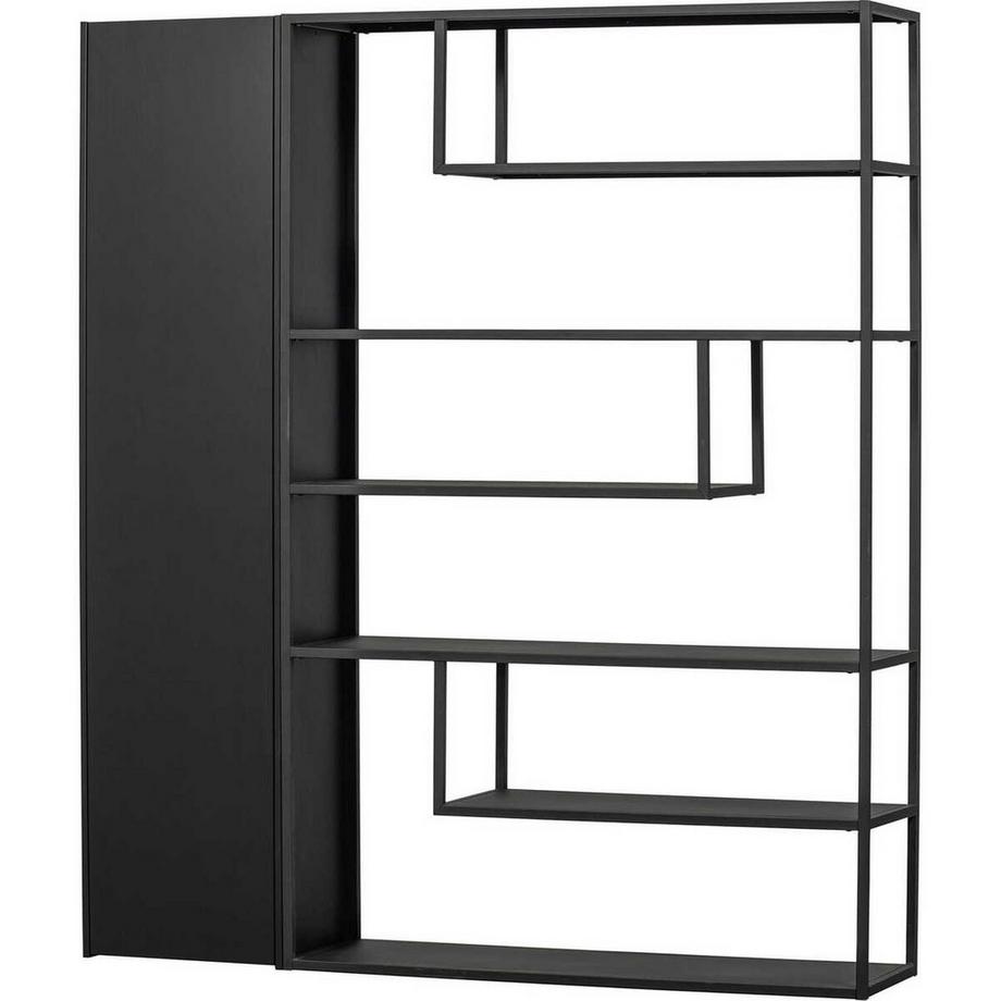 mutoni Schrank Teun Kiefer tiefschwarz 188x44  