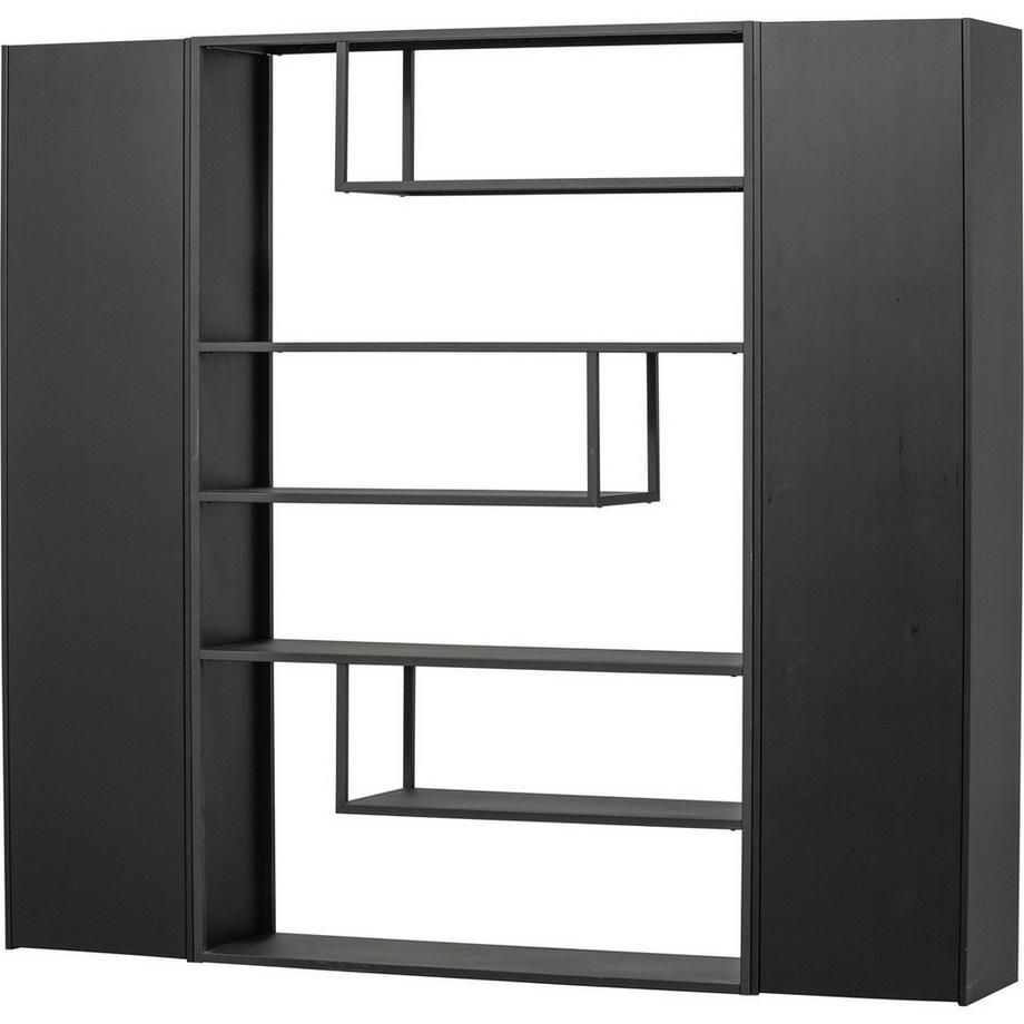 mutoni Schrank Teun Kiefer tiefschwarz 188x44  