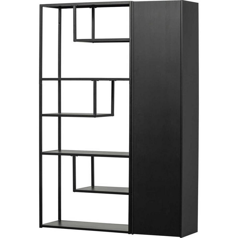 mutoni Schrank Teun Kiefer tiefschwarz 188x44  