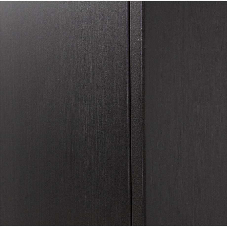 mutoni Schrank Teun Kiefer tiefschwarz 188x44  