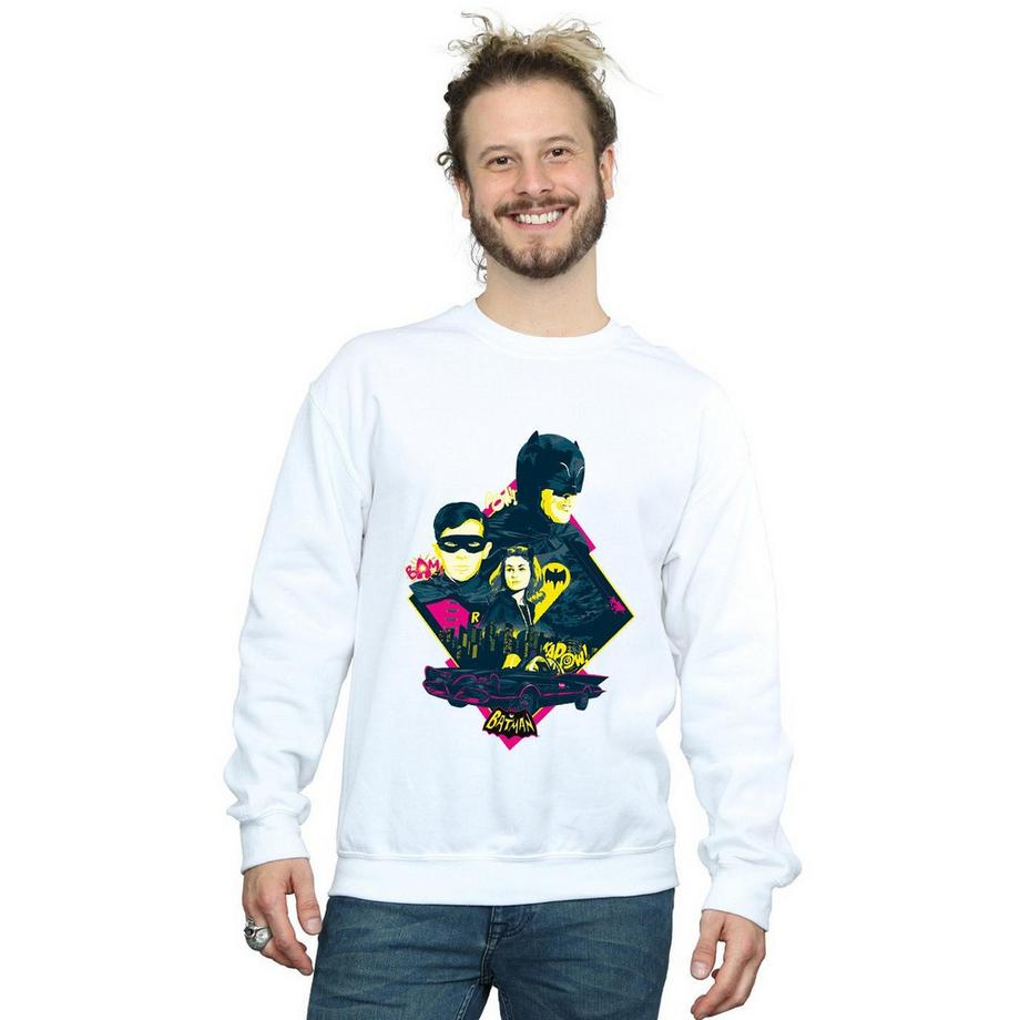 DC COMICS Batman Retro Diamond Sweatshirt  