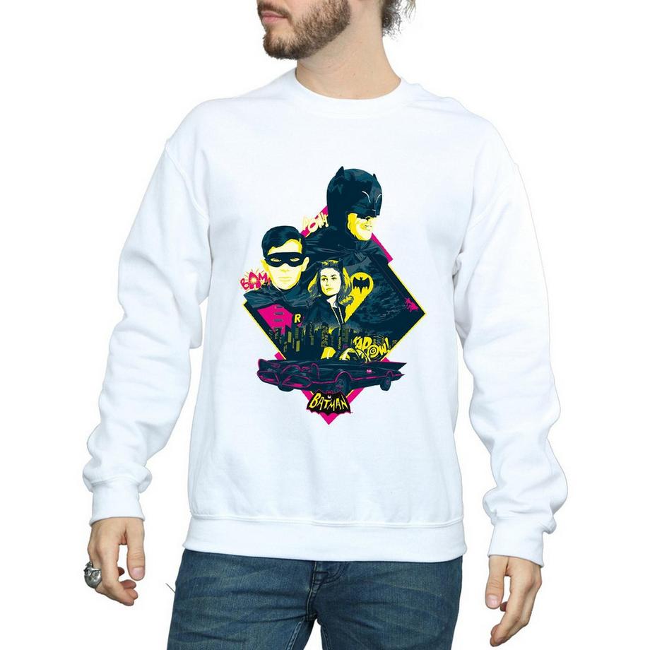 DC COMICS Batman Retro Diamond Sweatshirt  