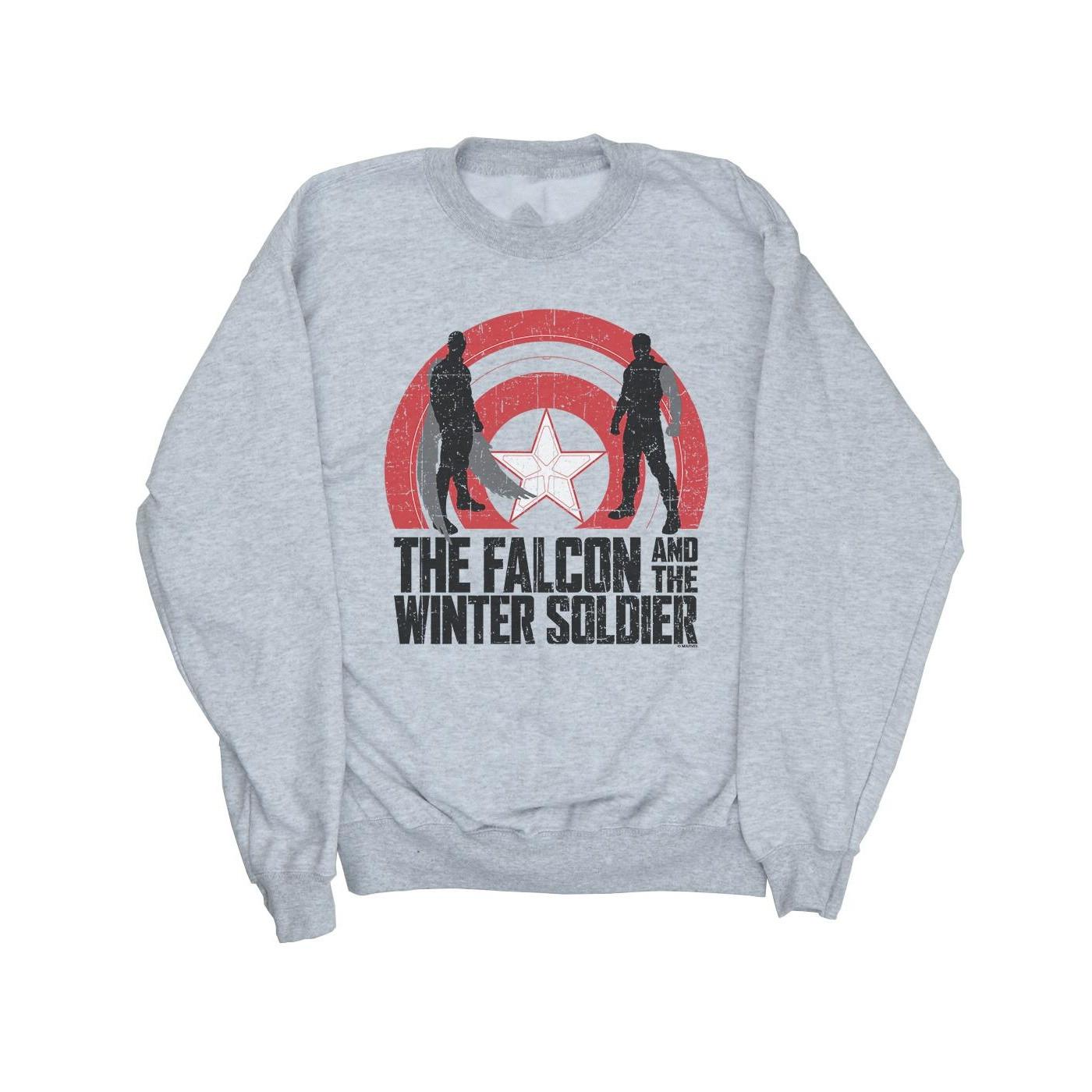 MARVEL  The Falcon And The Winter Soldier Shield Silhouettes Sweatshirt 