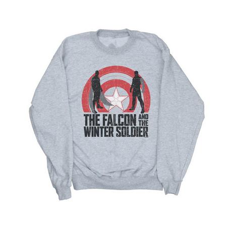 MARVEL  Sweat THE FALCON AND THE WINTER SOLDIER SHIELD SILHOUETTES 