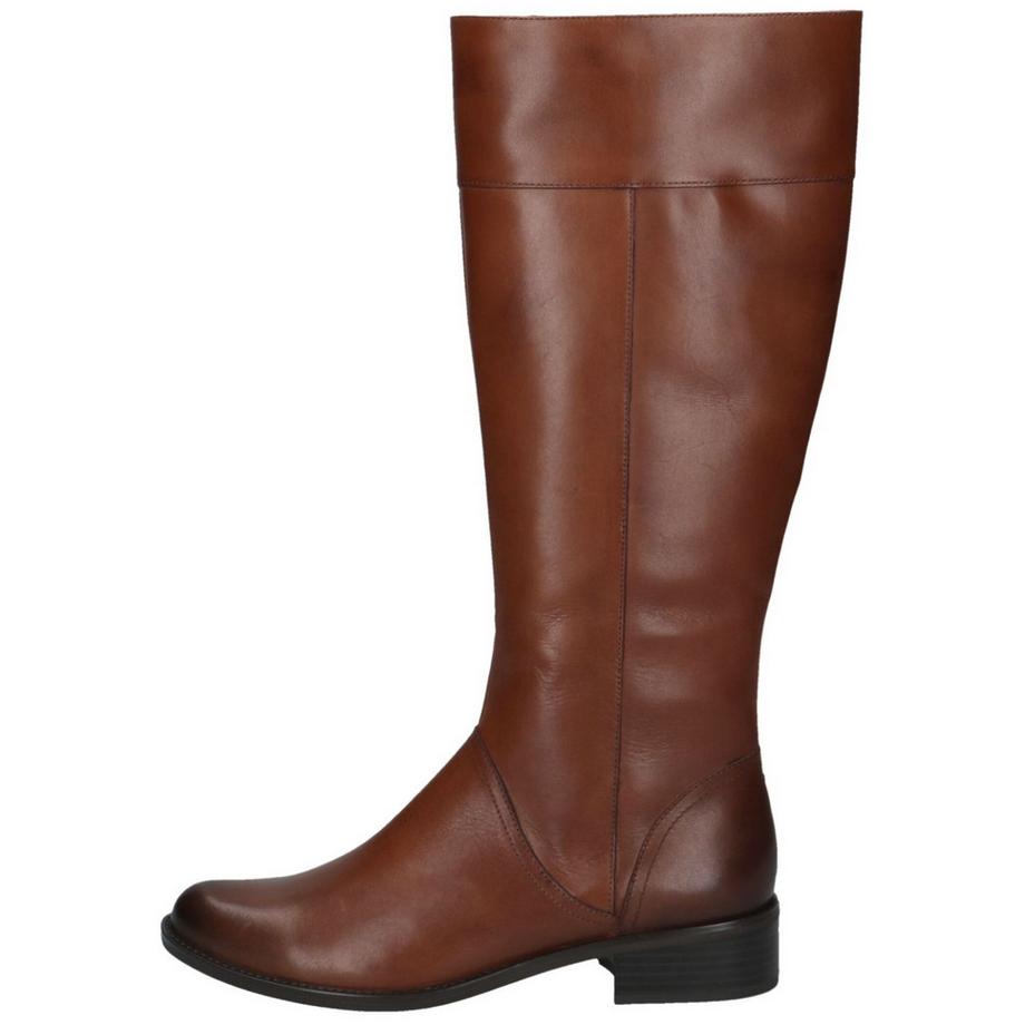 CAPRICE Bottes mi-mollet à talon bloc bas  