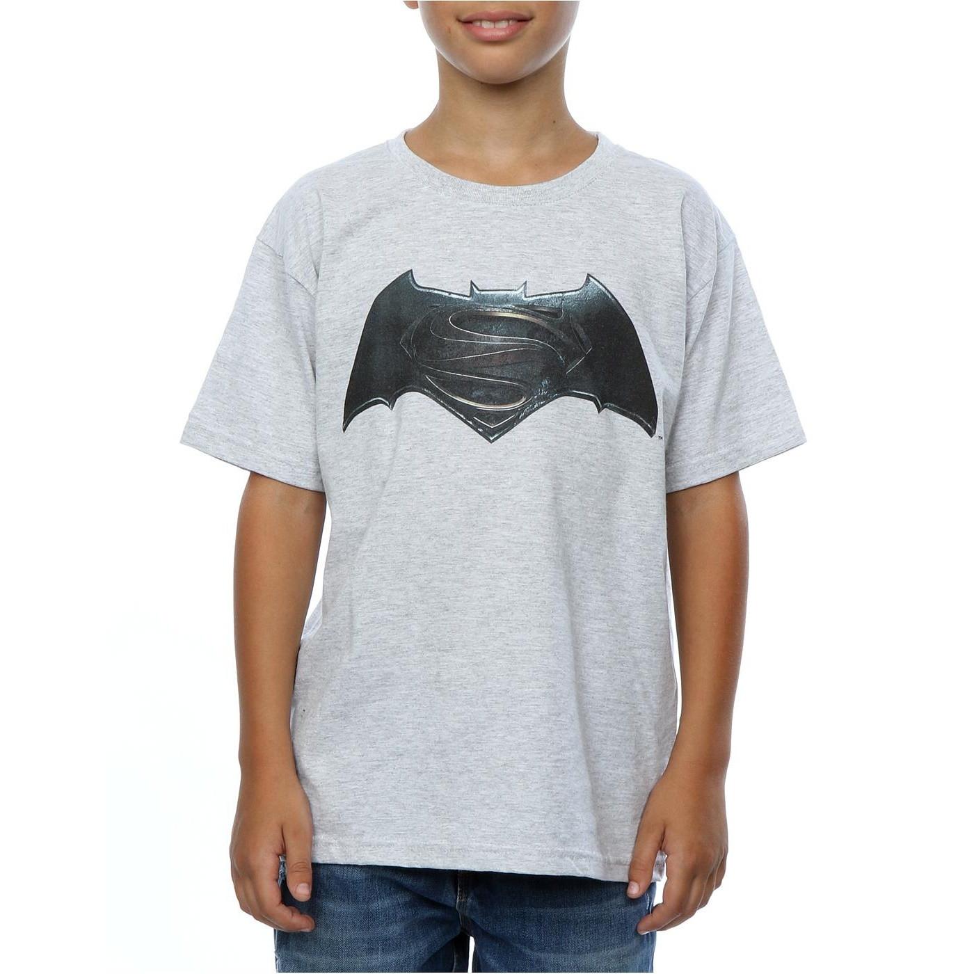 DC COMICS  Tshirt BATMAN SUPERMAN LOGO 