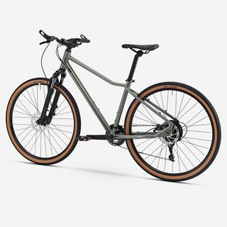 ROCKRIDER  Vélo hybride entrée haute aluminium 28 pouces 