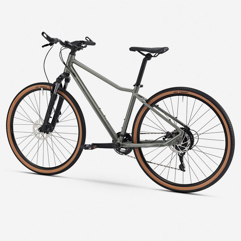 ROCKRIDER  Vélo hybride entrée haute aluminium 28 pouces 