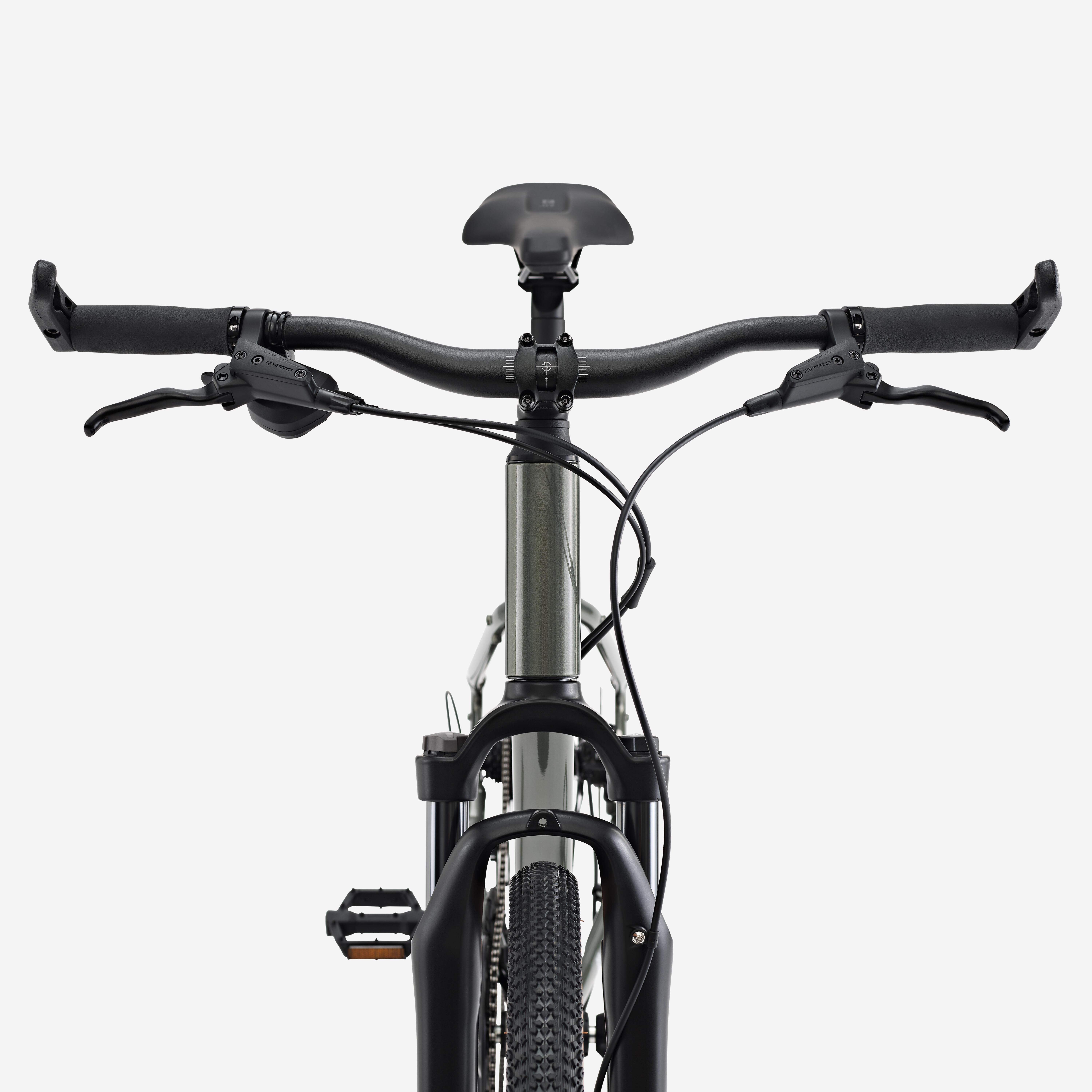 ROCKRIDER  Vélo hybride entrée haute aluminium 28 pouces 