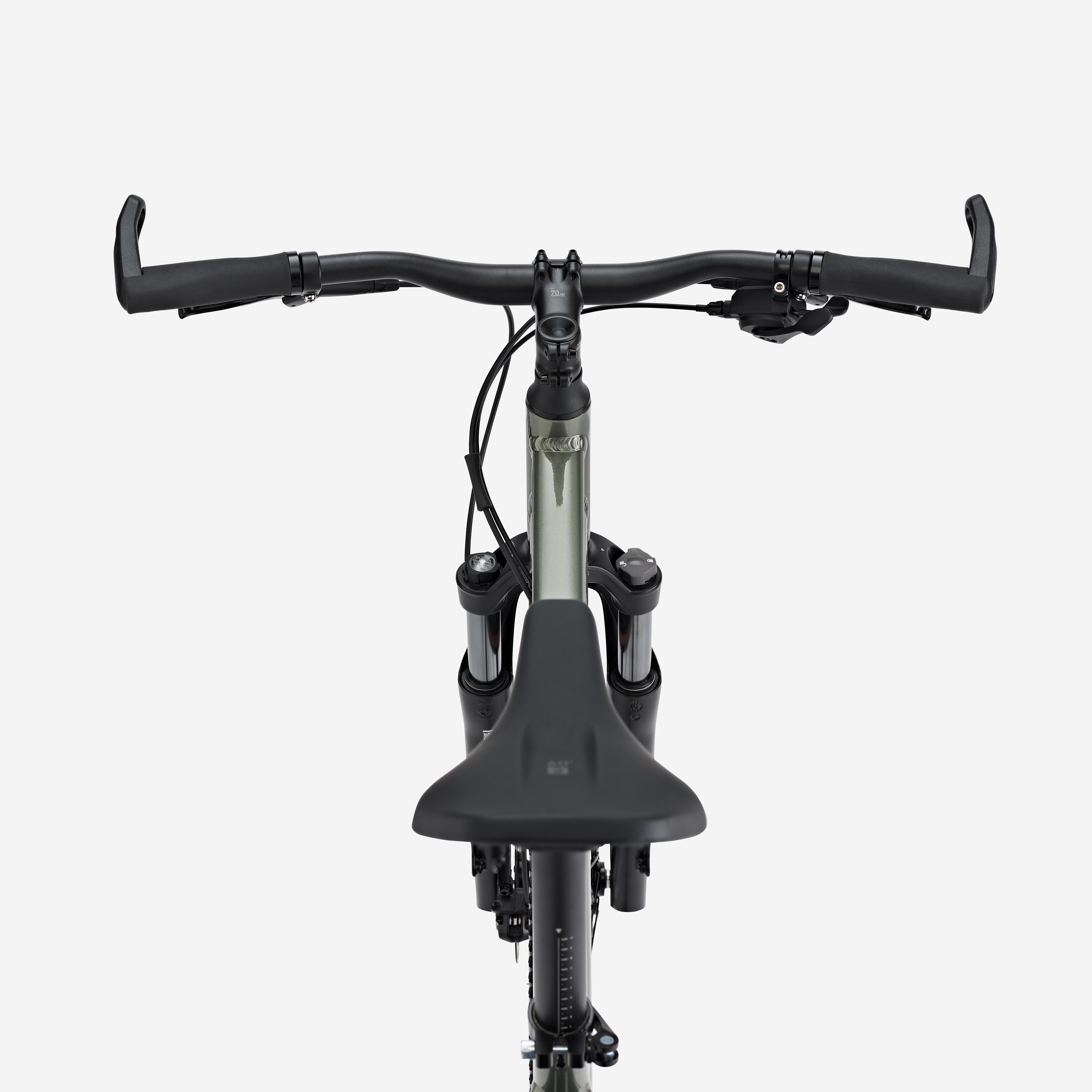 ROCKRIDER  Vélo hybride entrée haute aluminium 28 pouces 