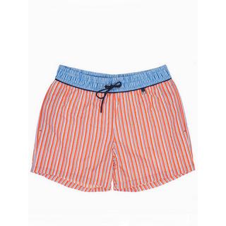 HOM Preppy Gestreifte Beach Boxer Badehose  