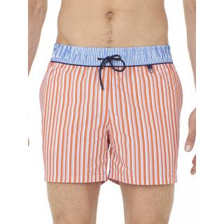 HOM Preppy Gestreifte Beach Boxer Badehose  