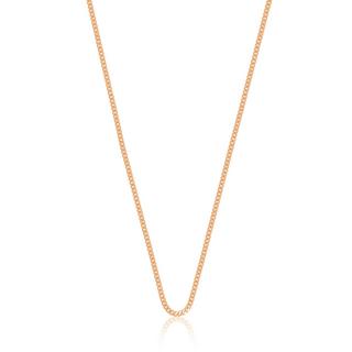 MUAU Schmuck  Collier Panzer Rotgold 750, 1.6mm, 38cm 