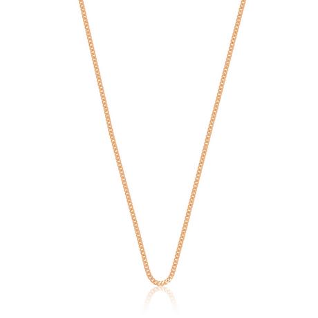 MUAU Schmuck  Collier Panzer Rotgold 750, 1.6mm, 38cm 