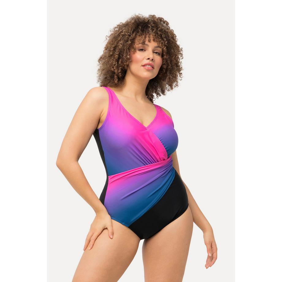 Ulla Popken Maillot de bain dégradé bonnets souples  