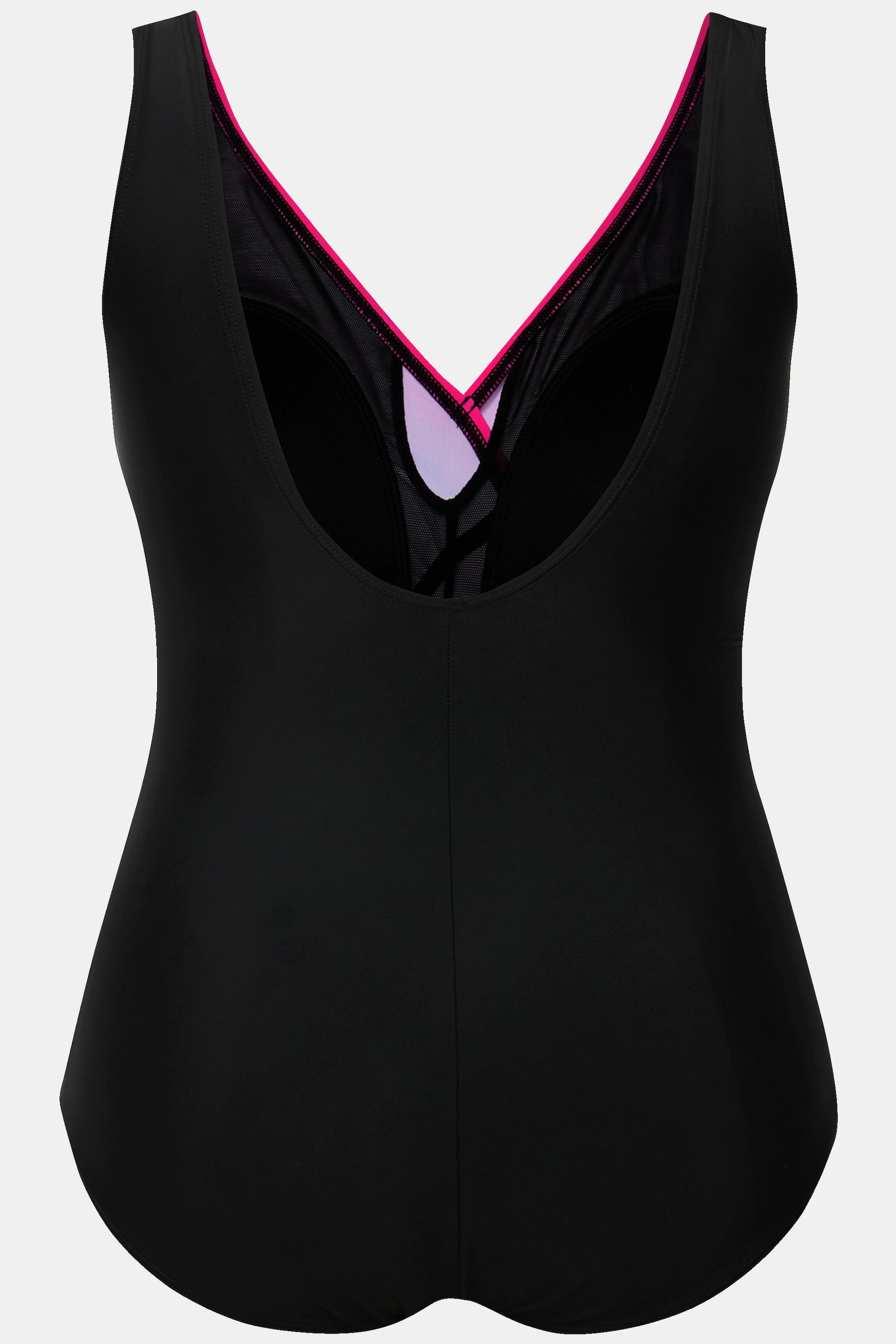 Ulla Popken Costume da bagno sfumato coppe morbide  