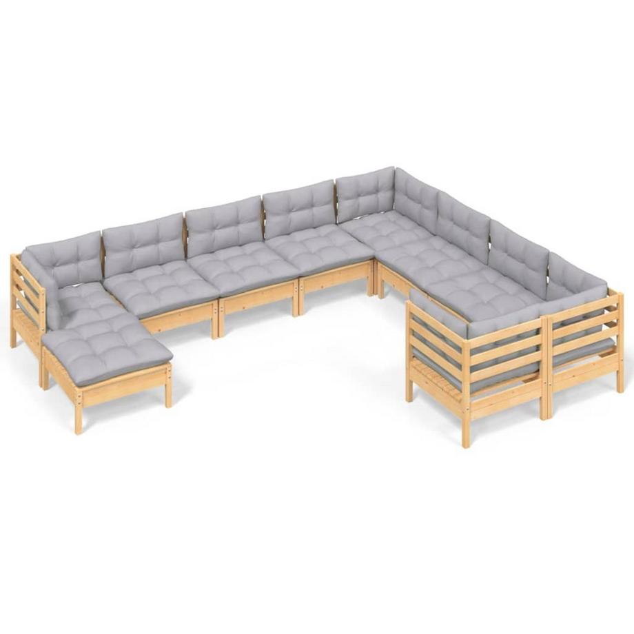 set salotto da giardino Legno di pino