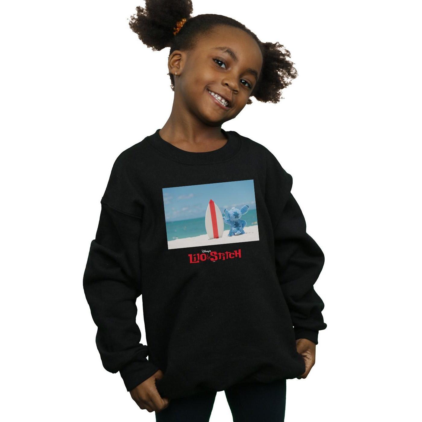 Disney  Lilo And Stitch Surf Beach Sweatshirt 