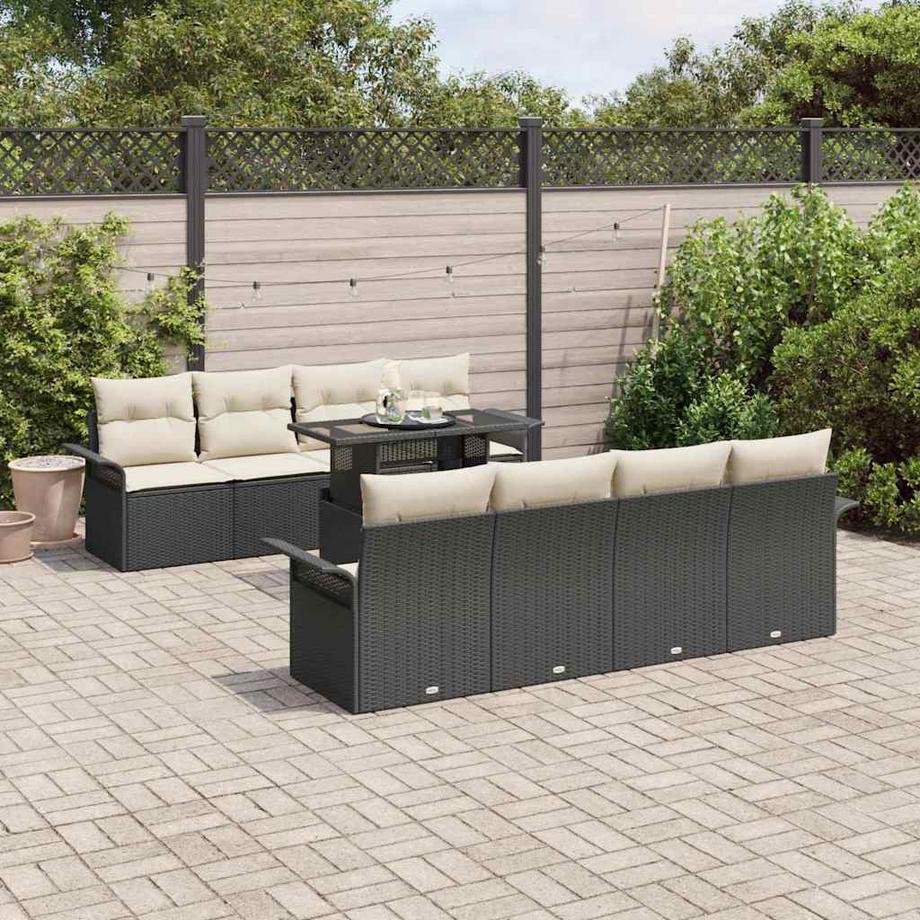 VidaXL Gartensofa-set poly-rattan  