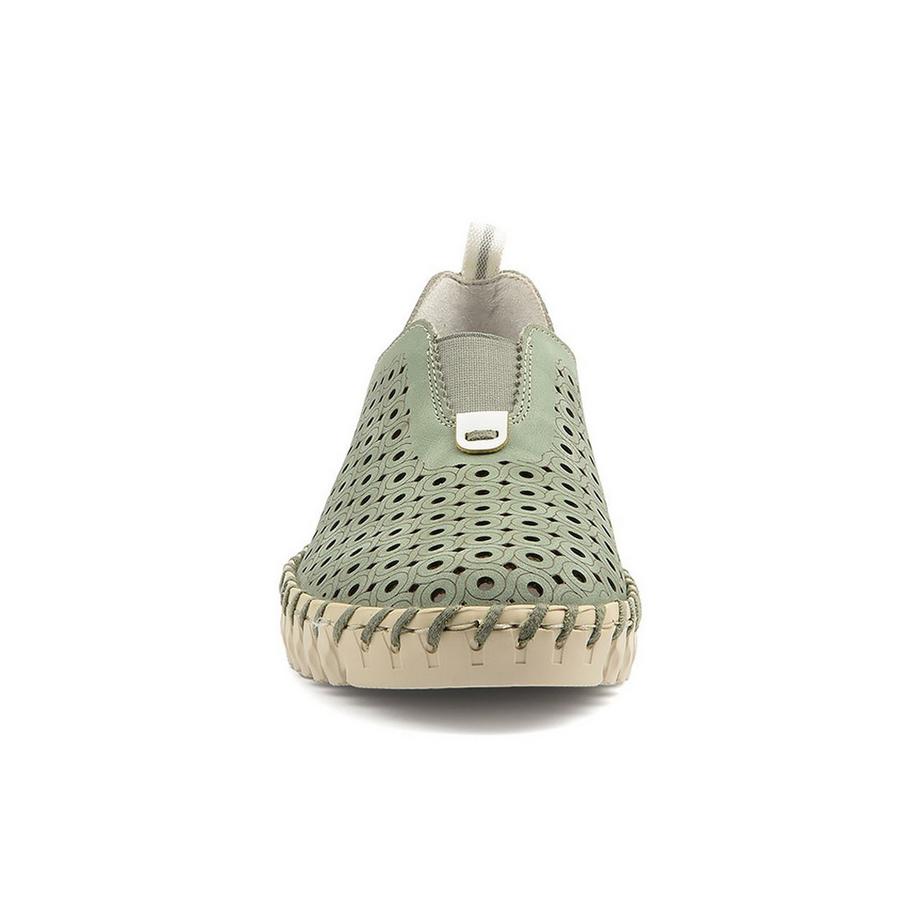 Rieker N1963 Perforierte Slip-On Schuhe  